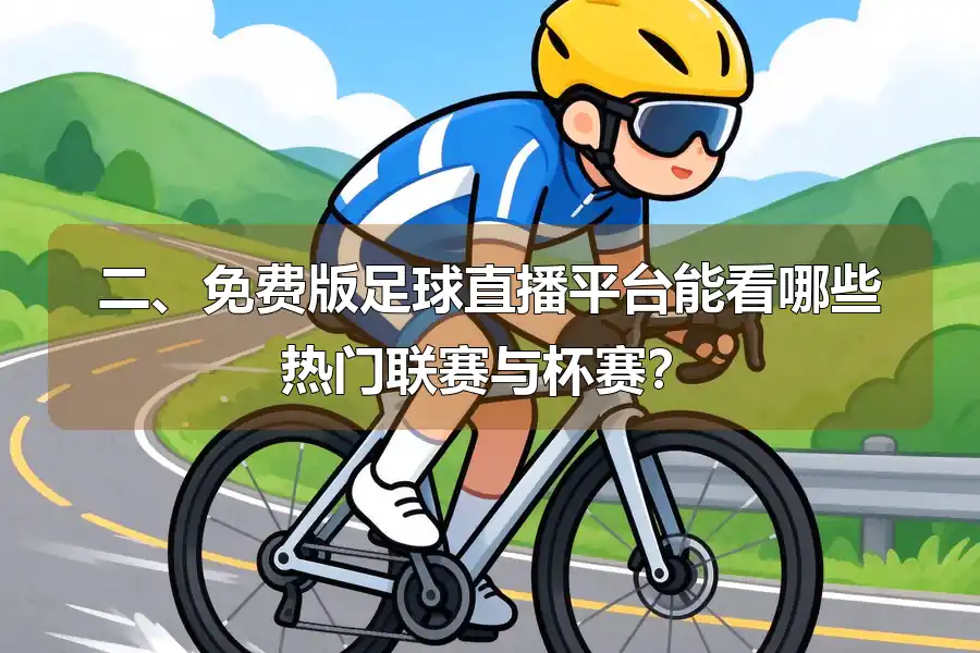 二、免费版足球直播平台能看哪些热门联赛与杯赛?