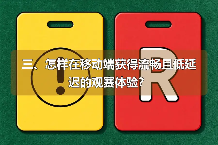 三、怎样在移动端获得流畅且低延迟的观赛体验?