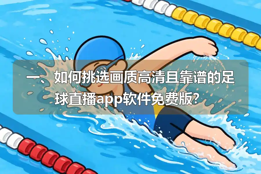 一、如何挑选画质高清且靠谱的足球直播app软件免费版?